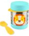 Термо контейнер за храна Skip Hop Zoo - 325 ml, лъвче - 2t