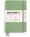 Тефтер Leuchtturm1917 Paperback - B6+, светлозелен, бели листове, меки корици - 1t