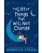 The List of Things That Will Not Change (Paperback) - 1t