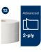 Тоалетна хартия Tork - Soft Mini Jumbo Advanced, Т2, 12 x 170 m - 4t