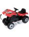 Детски трактор с педали Smoby - Farmer XL, червен - 2t