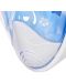 Цяла маска за шнорхелинг Zizito - размер L/XL, бяла със синьо - 3t