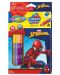 Цветни моливи Colorino - Marvel Spider-Man, 24 цвята и острилка - 1t