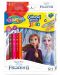 Цветни моливи Colorino Disney Frozen II Jumbo, 12 + 1 цвята и острилка - 1t