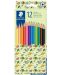 Цветни моливи Staedtler Pattern 175 - 12 цвята, асортимент - 3t