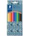 Цветни моливи Staedtler Pattern 175 - 12 цвята, асортимент - 1t
