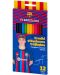 Цветни моливи Astra FC Barcelona - 12 цвята - 1t