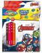 Цветни моливи Colorino - Marvel Avengers JUmbo, 12 + 1 цвята и острилка - 1t