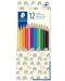 Цветни моливи Staedtler Pattern 175 - 12 цвята, асортимент - 2t
