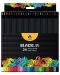 Цветни моливи Adel BlackLine - 24 класически цвята - 1t