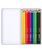 Цветни акварелни моливи  Staedtler DJ – 12 цвята, метална кутия - 2t