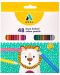 Цветни моливи Adel - 48 цвята - 1t