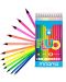 Цветни моливи Mitama - Fluo, 12 цвята - 1t
