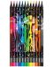 Цветни моливи Maped Color Peps - Monster, 12 цвята - 2t
