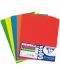 Цветен копирен картон Clairefontaine - А4, 50 листа, 210 g/m2, интензивни цветове - 1t