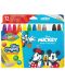 Цветни пастели Colorino Disney - Mickey and Friends Silky, 12 цвята - 1t
