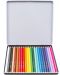 Цветни акварелни моливи Kidea - 24 цвята, в метална кутия - 3t