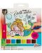 Творчески комплект за рисуване с вода Grafix Colouring - Русалка, с 15 листа и четка - 1t