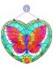 Творчески комплект Melissa & Doug - Стъклопис, пеперуда - 1t