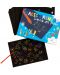 Творчески комплект Rex London - Скреч карти, магическа дъга - 3t