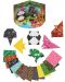 Творчески комплект Grafix - Направи си сам Оригами, 12 животни - 3t