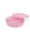 Чинийка за хранене Twistshake Plates Pastel - Розова, над 6 месеца - 1t