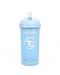 Бебешка чаша със сламка Twistshake Straw Cup - Синя, 360 ml - 3t