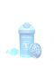 Бебешка чаша с преходен накрайник Twistshake Crawler Cup  - Синя, 300 ml - 2t