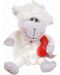 Плюшена играчка Morgenroth Plusch – Бяла овчица със сърце, 30 cm - 1t