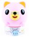Пищяща гумена играчка Sankyo Toys - Jabber Ball, коте, розово - 1t