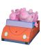 Комплект плюшени играчки Simba Toys Peppa Pig - Семейство в кола - 1t