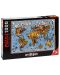 Пъзел Anatolian от 1000 части -  Световна карта с пеперуди, Гари Уолтън - 1t
