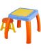 Детска маса с кръгло столче Pilsan – Оранжева - 1t