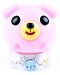 Пищяща гумена играчка Sankyo Toys - Jabber Ball, кученце, розово - 1t