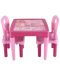 Детска маса със столчета Pilsan – Розова - 1t