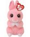 Плюшена играчка TY Toys - Розово зайче Jasper, 10 cm - 1t