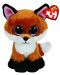 Плюшена играчка TY Beanie Boos - Кафява лисица Slick, 15 cm - 1t