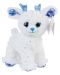 Плюшена играчка Morgenroth Plusch - Бяло еленче с блестящи сини очи, 20 cm - 1t