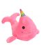 Плюшена играчка Morgenroth Plusch - Розов кит, 22 cm - 1t