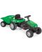 Детски трактор с ремарке Pilsan – Active, зелен - 1t