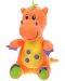 Плюшена играчка Morgenroth Plusch – Оранжево бебе-драконче, 32 cm - 1t