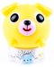Пищяща гумена играчка Sankyo Toys - Jabber Ball, кученце, жълто - 1t