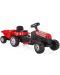 Детски трактор с ремарке Pilsan – Active, червен - 1t