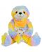 Плюшена играчка Morgenroth Plusch - Многоцветен ленивец, 43cm - 1t