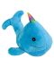 Плюшена играчка Morgenroth Plusch - Син кит, 22 cm - 1t