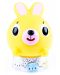 Пищяща гумена играчка Sankyo Toys - Jabber Ball, зайче, жълто - 1t