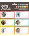Ученически етикети Ars Una Baby Animals - 18 броя - 1t