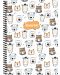 Ученическа тетрадка Keskin Color Animal Friends - A4, 80 листа, малки квадратчета, асортимент - 2t