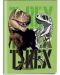 Ученическа тетрадка Graffiti T-Rex - А5, 50 листа - 1t