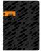 Ученическа тетрадка със спирала Keskin Color Delta - А4, 80 листа, малки квадратчета, асортимент - 3t